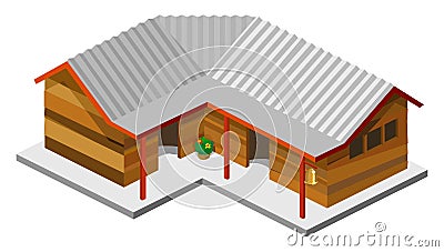 Poor School Isometric