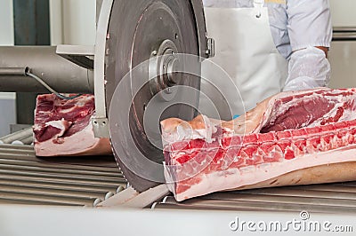 Pork processing meat food industry