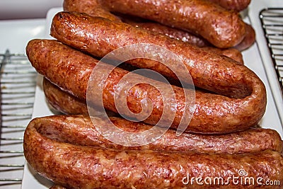 Pork sausage.