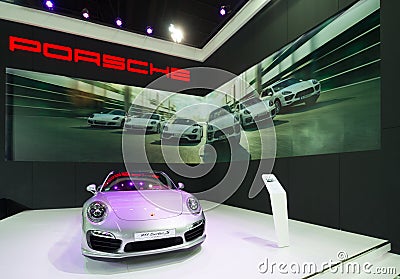 Porsche 911 Turbo S on display