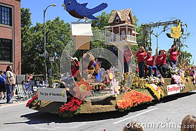 Portland - JUNE 12-2010: Rose festival parade