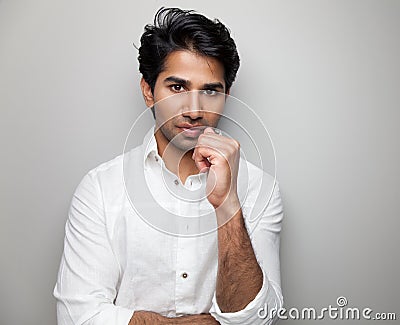 Portrait of a handsome Indian man