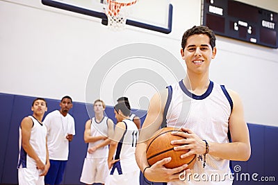 Portrait Of High School Basketball Player