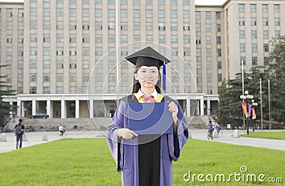 Portrait of a miss graduate
