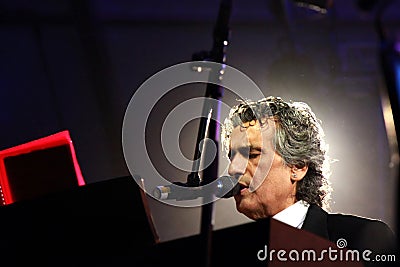 Portrait of the popular Italian composer Toto Cutugno . Photo ta