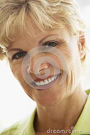 Portrait Of A Woman Smiling