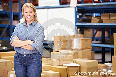 Portrait Of Worker In Distribution Warehouse