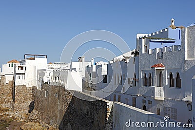 Portuguese city wall in Assila, Morocco