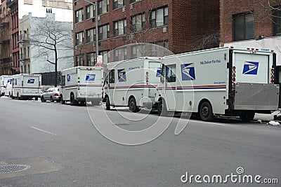 Postal Service Trucks
