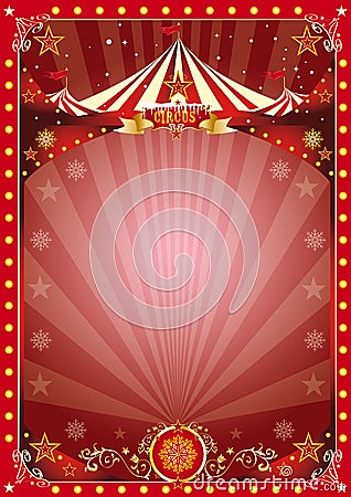 Poster christmas circus