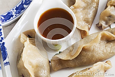 Pot Stickers and Sauce