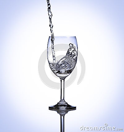 Pouring A Glass of Water Background