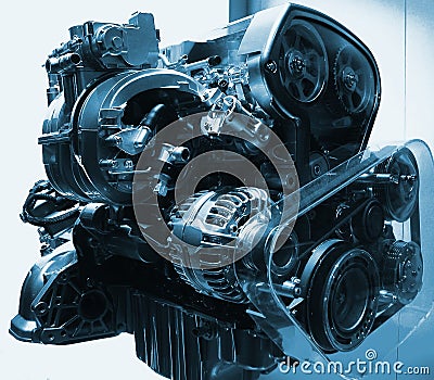 Internal Combustion Car Engine Design