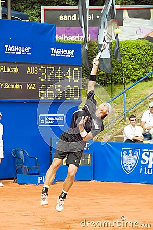 Poznan Porshe Open 2009 - P.Luczak (AUS) serving