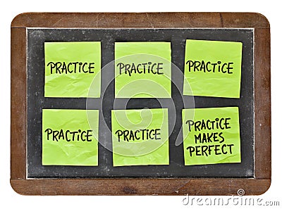 Practice Makes Perfect Concept Royalty Free 