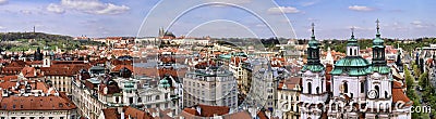 Prague Old Town panoramic photo