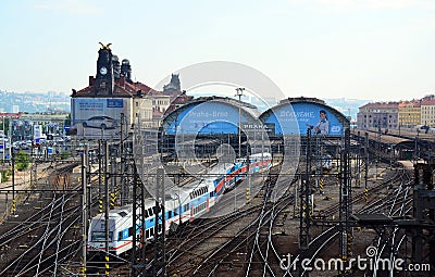 Prague train station, City Elephant train