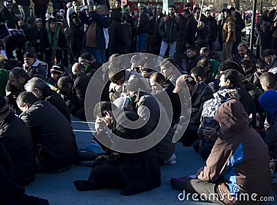 Praying Muslims