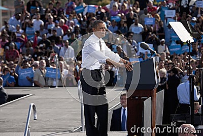 President Barack Obama appears at Presidential Campaign Rally,