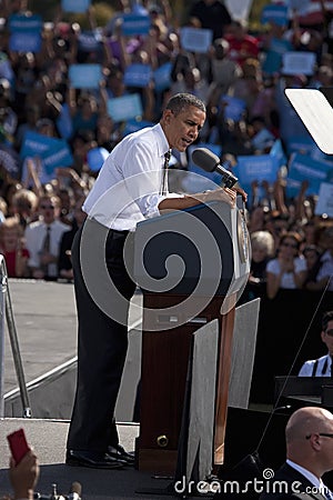 President Barack Obama appears at Presidential Campaign Rally,