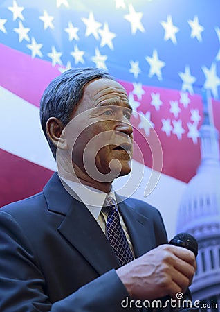 President george w. bush s wax figure