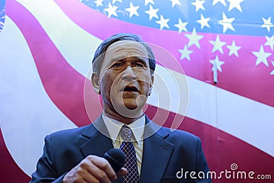 President george w. bush s wax figure