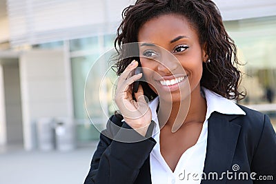 Pretty Business Woman on Phone