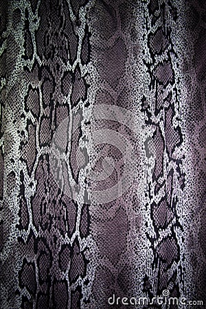 Print fabric stripes snake for background