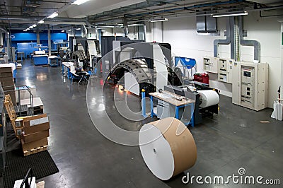 Printing machine: digital web press