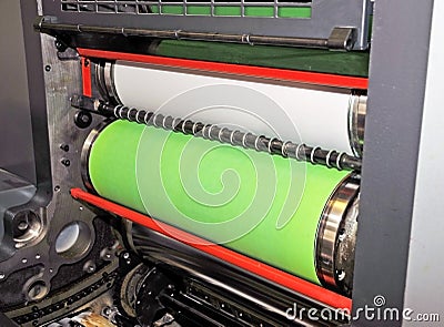 Printing - Offset press, detail