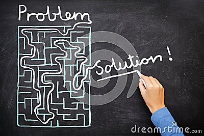 Problem and solution - solving maze