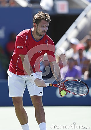 Professional tennis player Stanislas Wawrinka duri