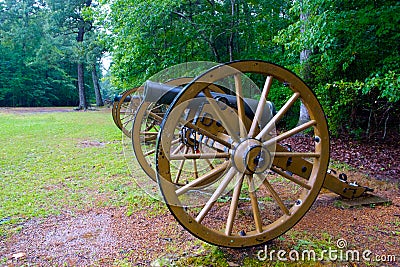 Profile of Civil War Cannon