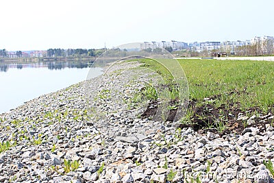 Promenade by the lake. Krasnoyarsk Region, Zelenogorsk