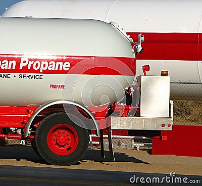 Propane truck tanker and Propane tank