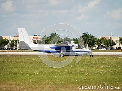 Propeller airplane