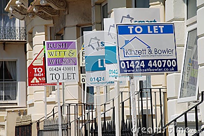 Property to let signage