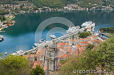 Provincial town with dock