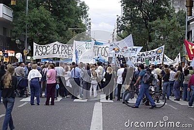 Prtotest in Cordoba, Argentina