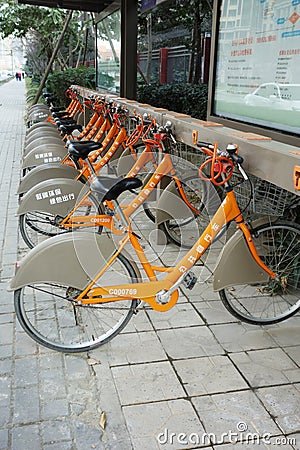 public bicycles in chengdu