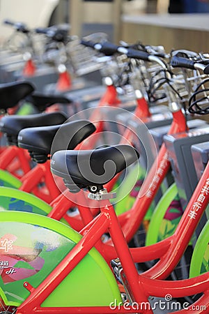 Public bike transportation system in amoy city