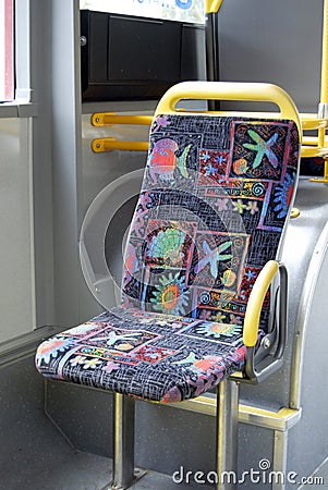 Public bus seat