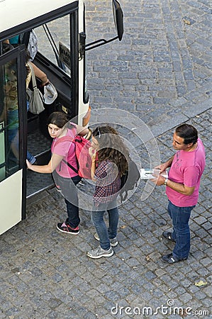 Public transport and bus passengers, Portugal