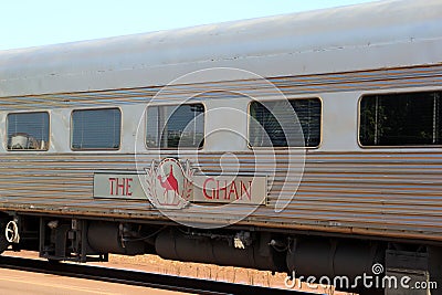 Transportation by long distance train The Ghan,AUS