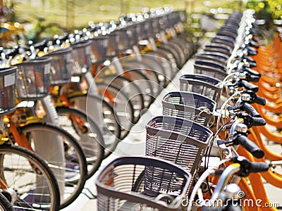 Public use bicycles