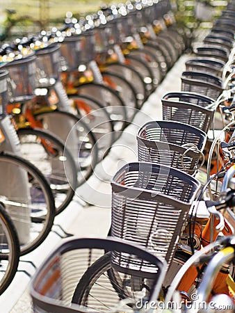 Public use bicycles