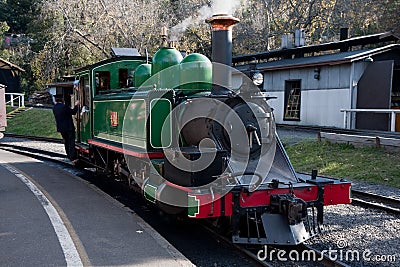 Puffing Billy steam train engine