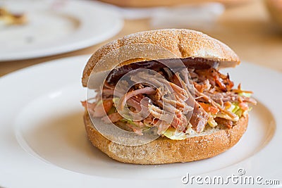 Pulled pork sandwich