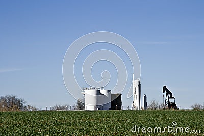 Pump Jack and Tank Farm-6906