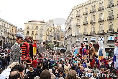 Puppet show in Madrid